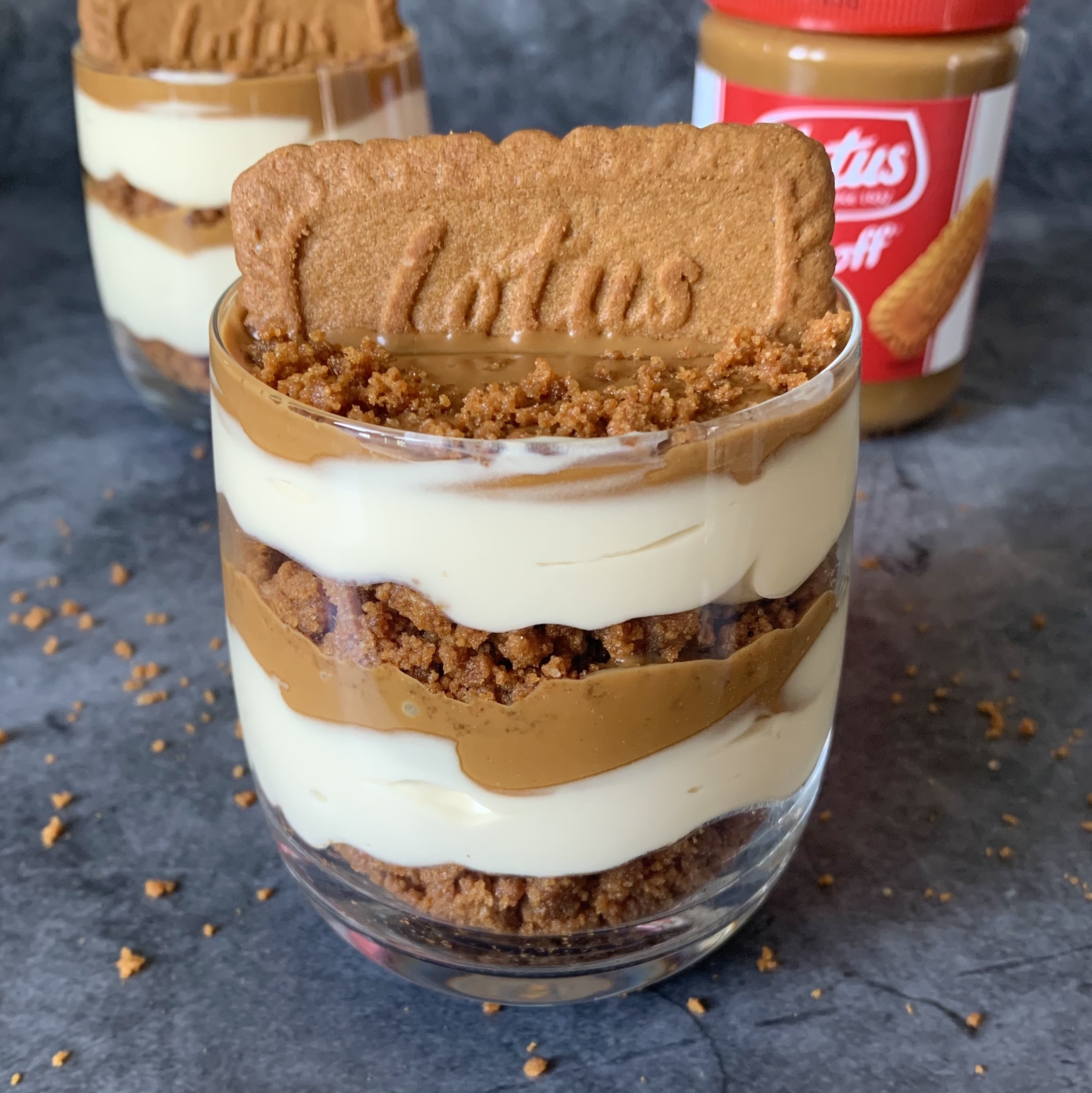 Lotus Biscoff Cheesecake Pots, Recipe