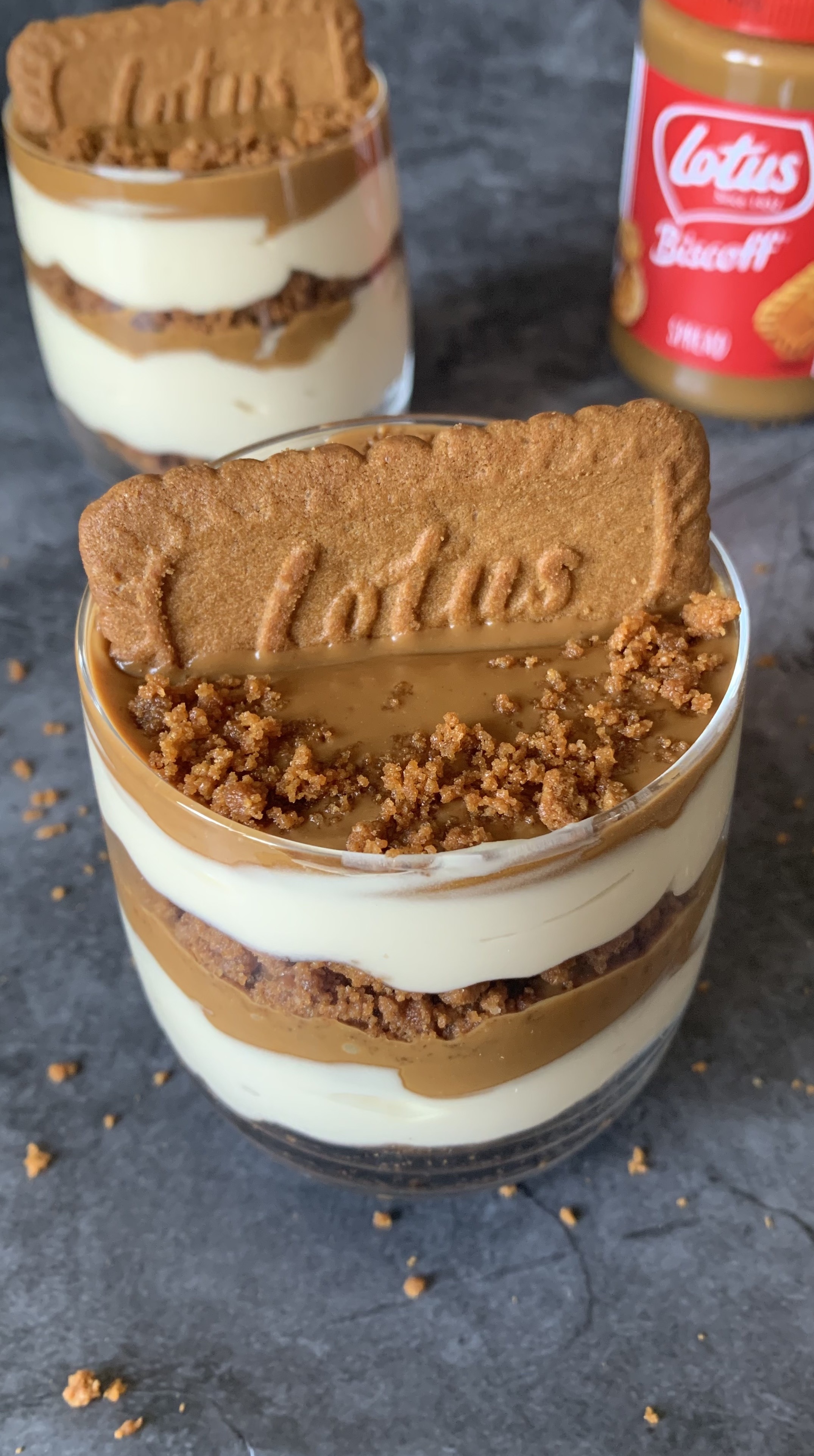 Lotus Biscoff Cheesecake Pots, Recipe